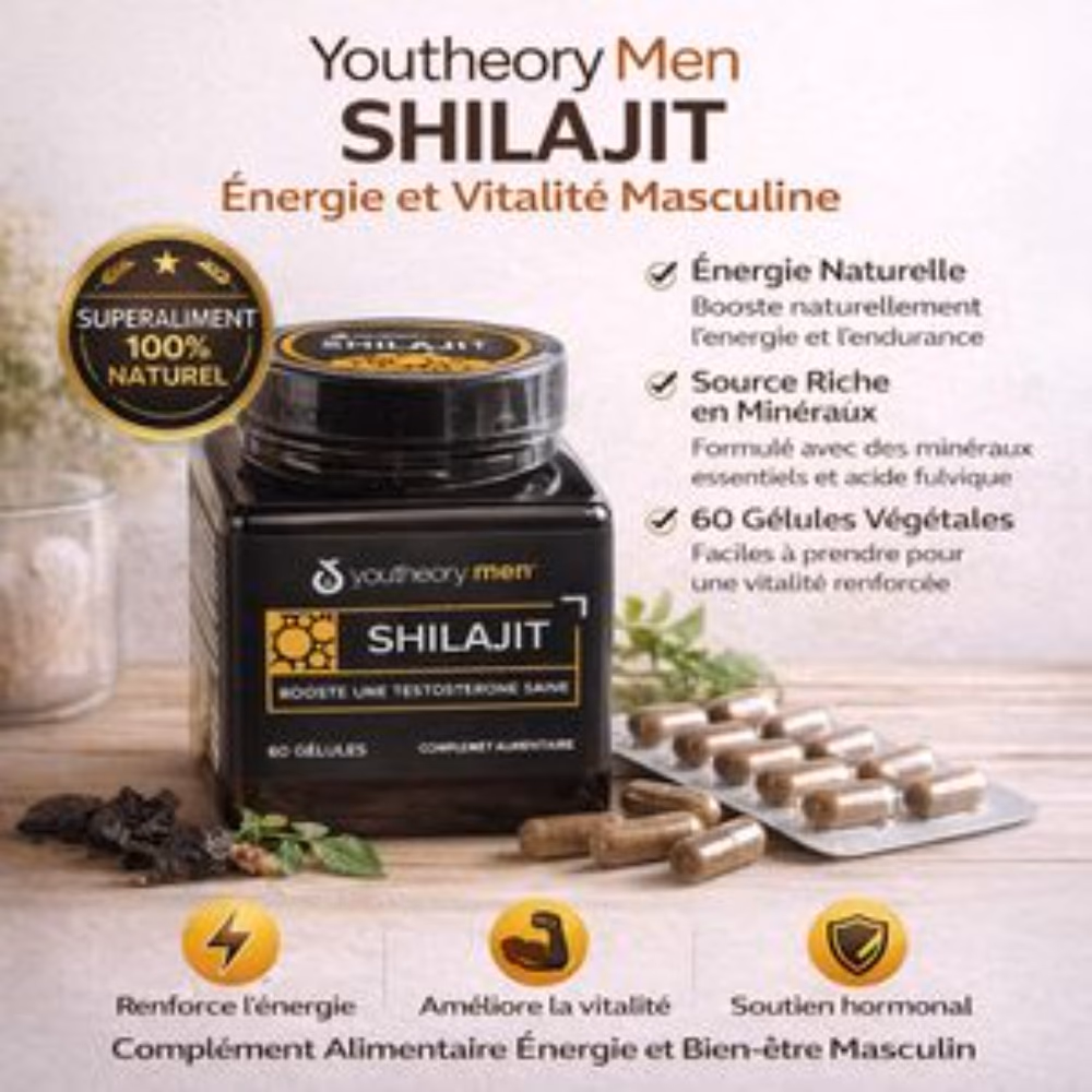 Youtheory Men's Shilajit Capsules 60s 2