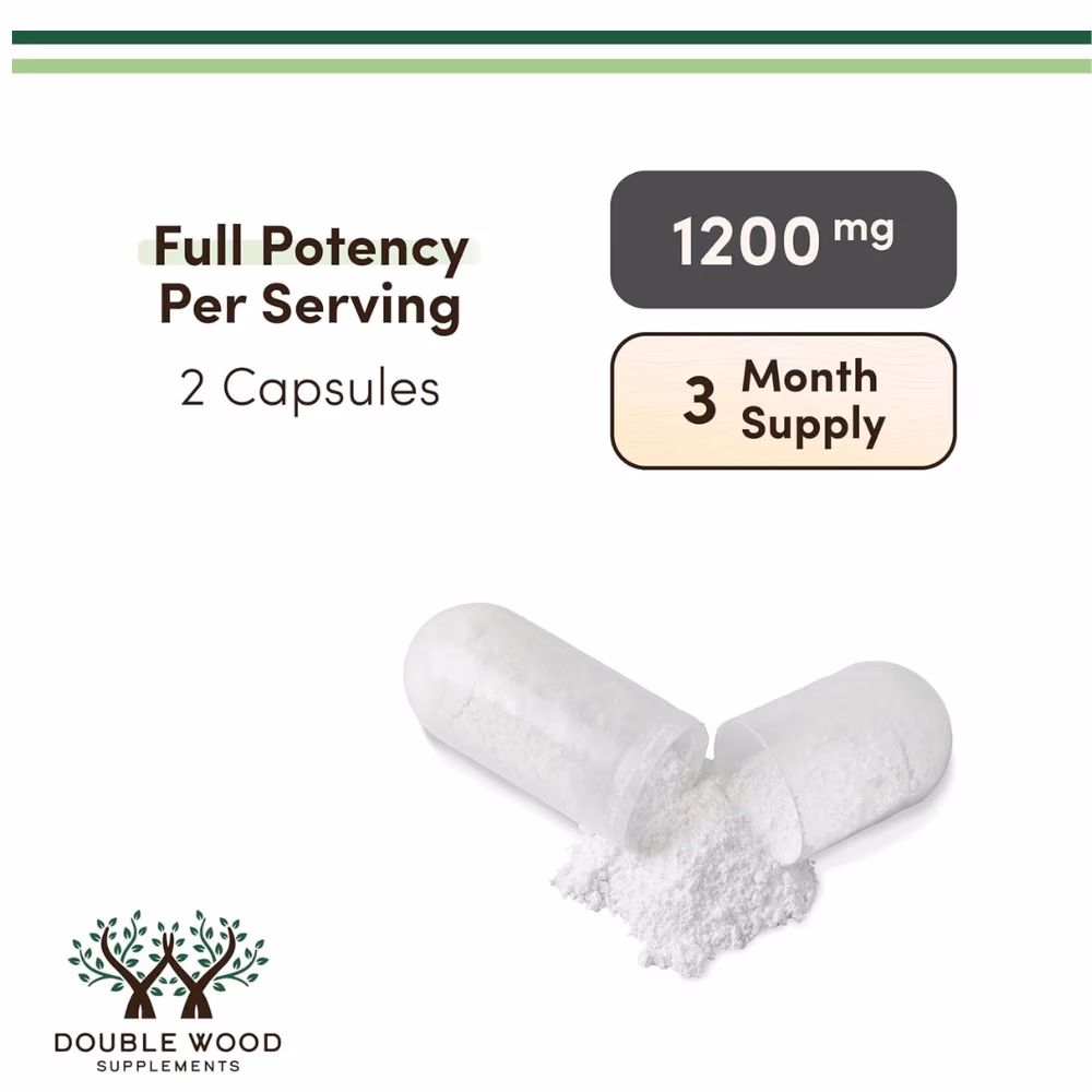 Double Wood Irish Sea Moss Capsules 1200mg 180 Capsules 5