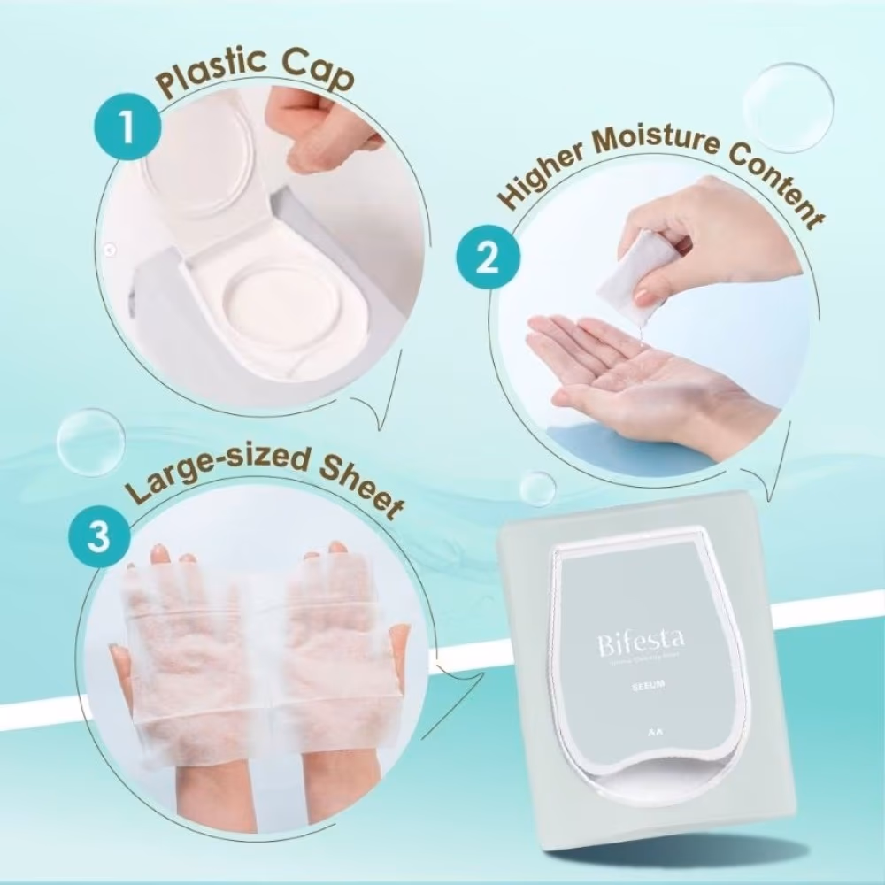 Bifesta Sebum Micellar Cleansing Sheet 46s 5