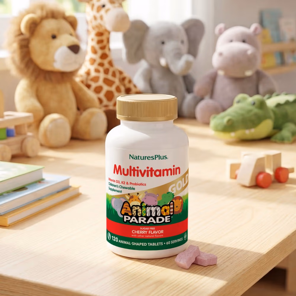 Natures Plus  Animal Parade Multi Gold Cherry Tablet 120s 4