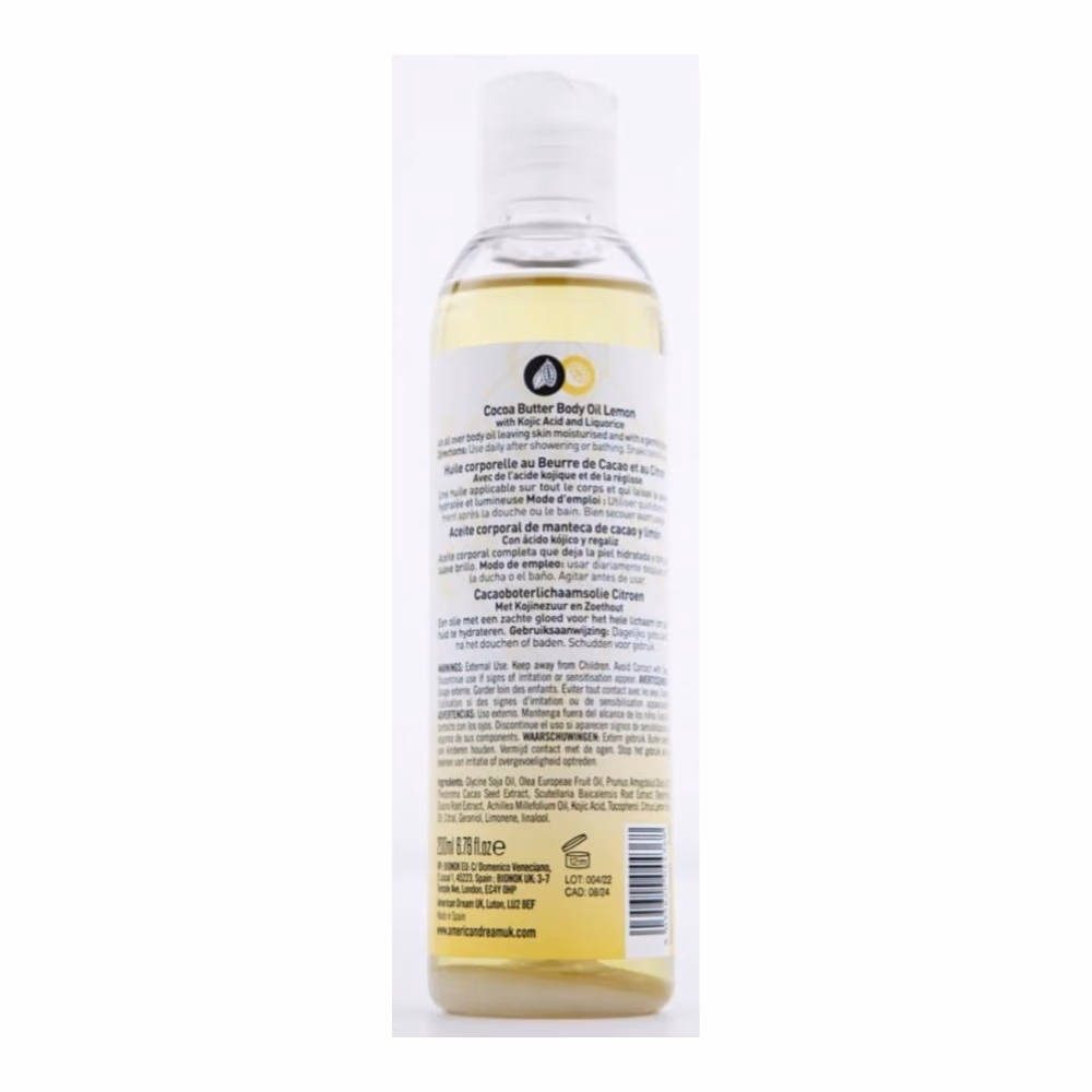American Dream Cocoa Butter Lemon Oil 200ml 3