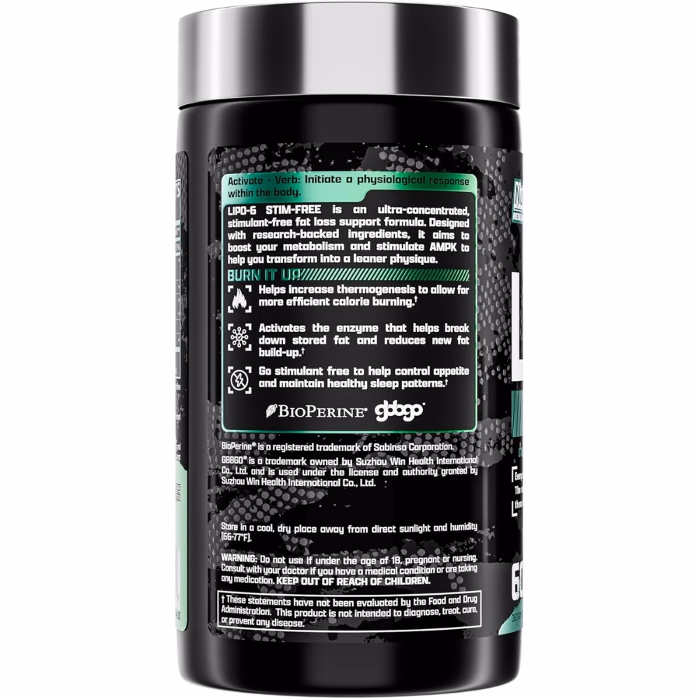 Nutrex Lipo-6 Stim-Free -60 Capsules 4