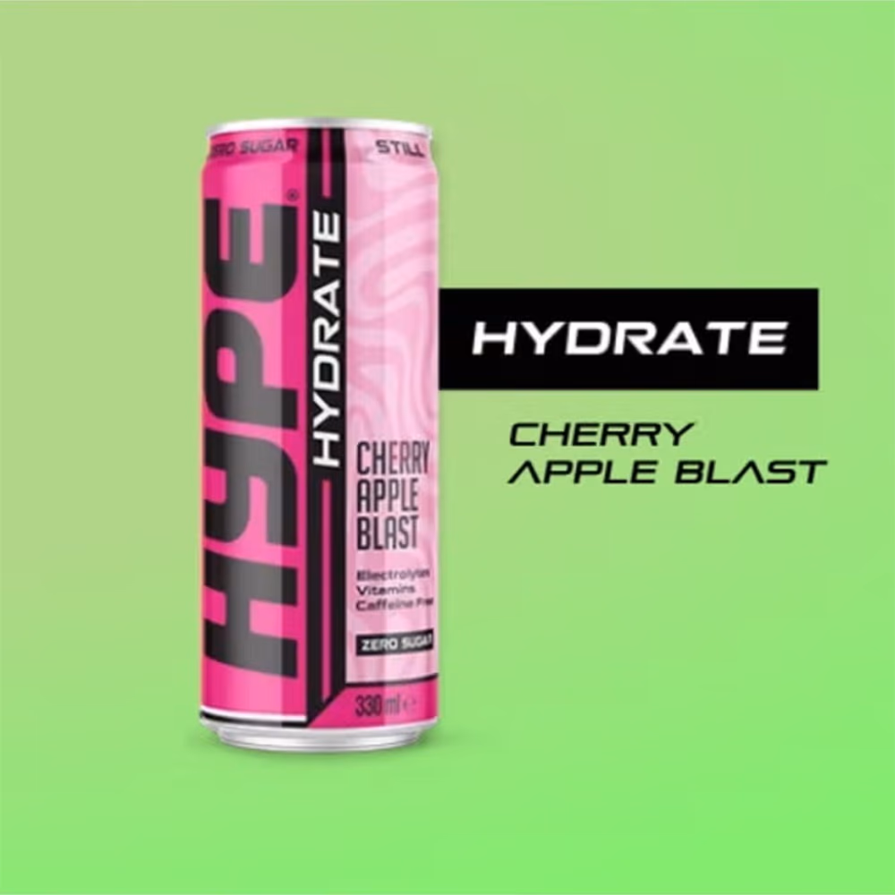 Hype Hydrate RTD – Cherry Apple Blast, 330ml 3