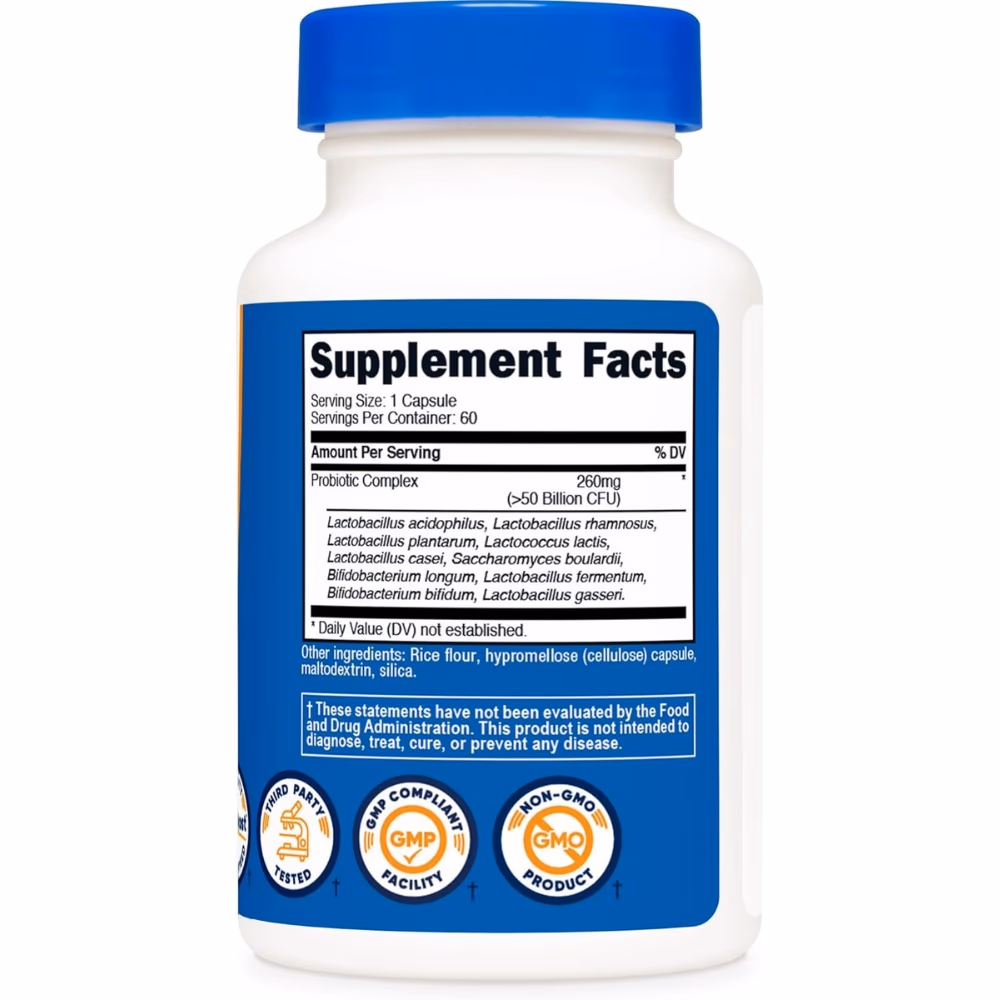 Nutricost Probiotic Complex-60 Capsules 4