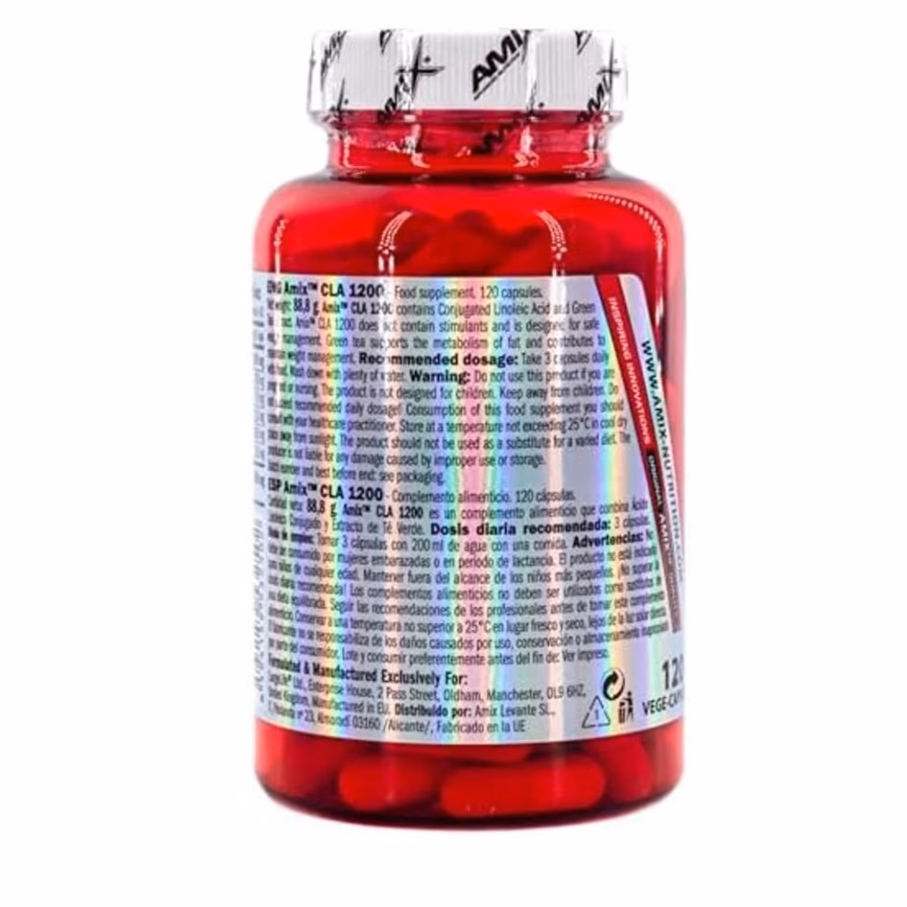 Amix CLA 1200 with Green Tea - 120 Capsules 2