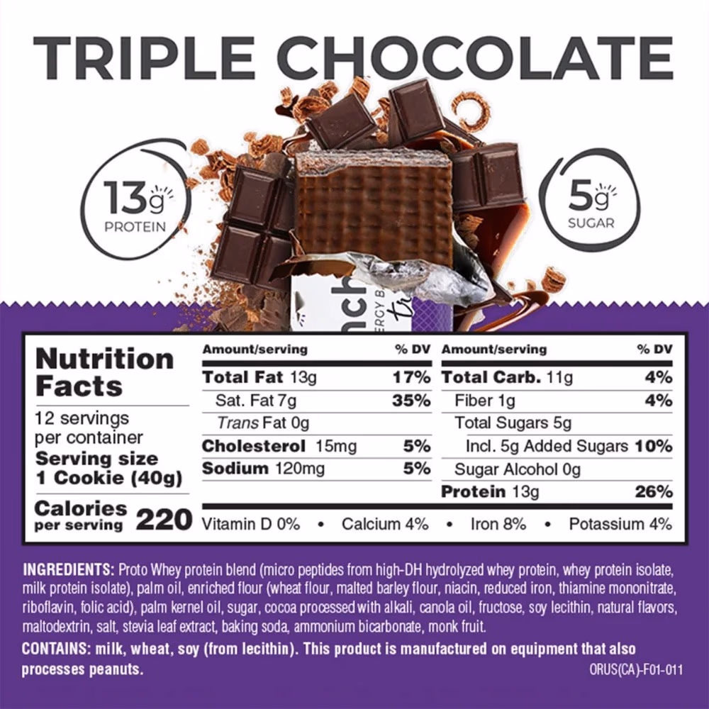 Power Crunch Bar Triple Chocolate 60g 4