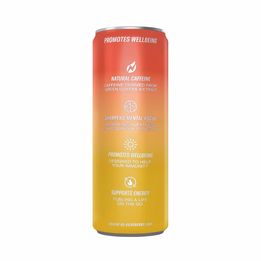 Cellucor C4 Smart Energy RTD Red Berry Yuzu - 330ml 2