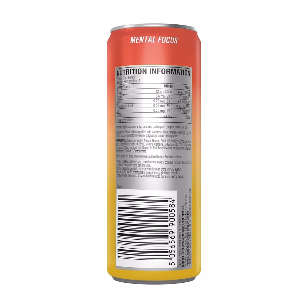 Cellucor C4 Smart Energy RTD Red Berry Yuzu - 330ml 3