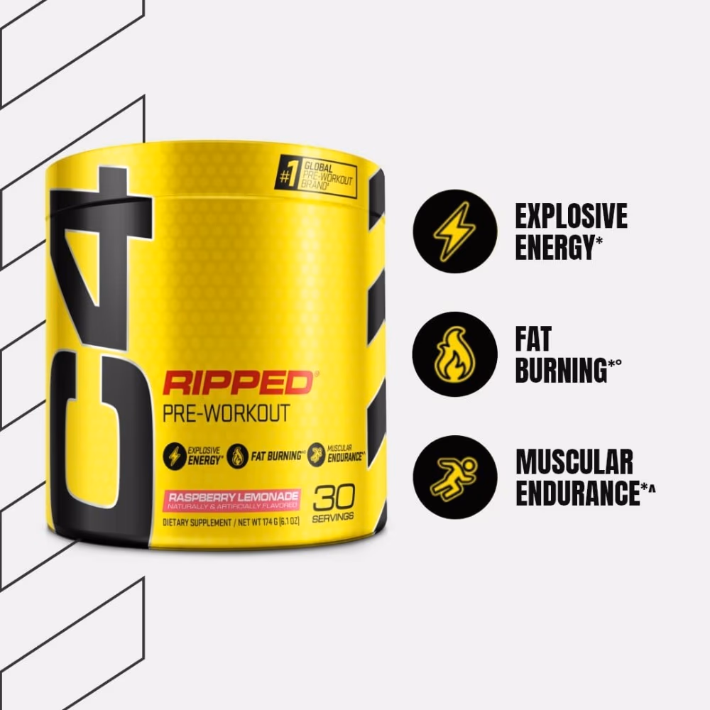 Cellucor C4 Ripped Raspberry Lemonade - 30 Servings 3