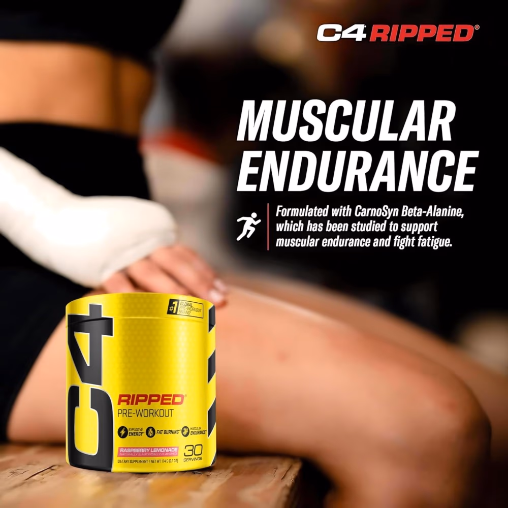 Cellucor C4 Ripped Raspberry Lemonade - 30 Servings 4