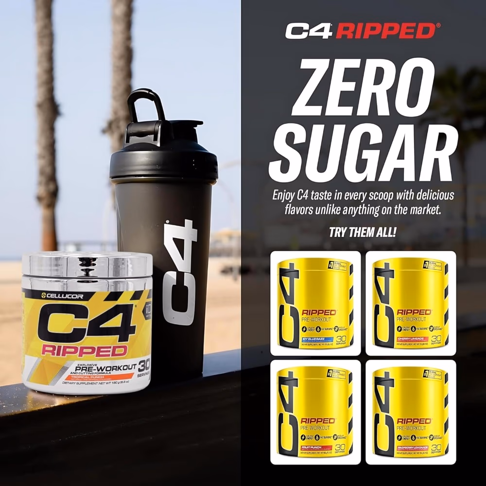 Cellucor C4 Ripped Tropical Punch - 30 Servings 2