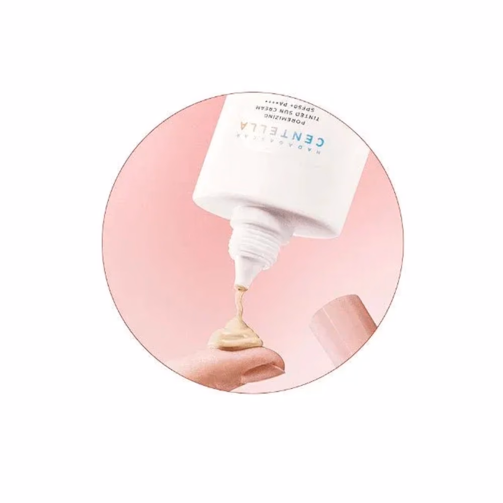 centella poremizing velvet finish sunscreen 50ml 5