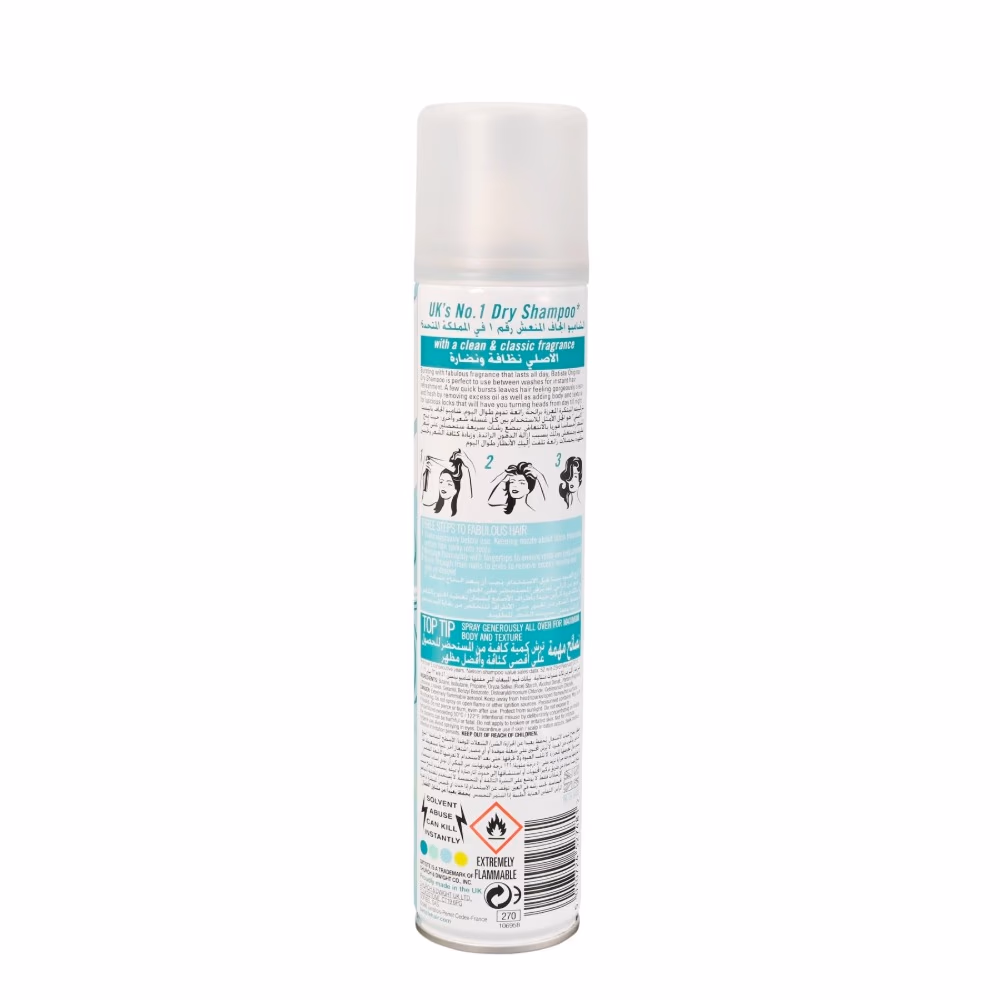 Batiste Dry Shampoo Classic Fresh Original 200ml 3