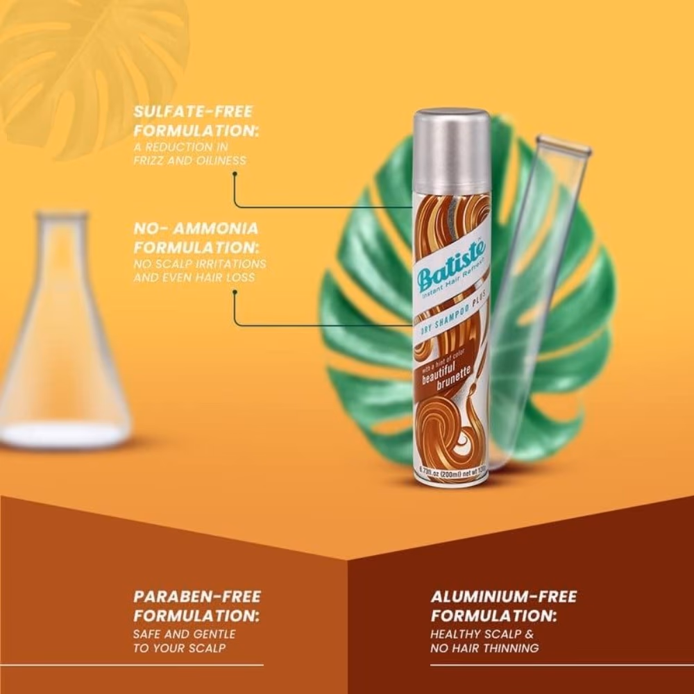 Batiste Beautiful Brunette Dry Shampoo 400ml 3