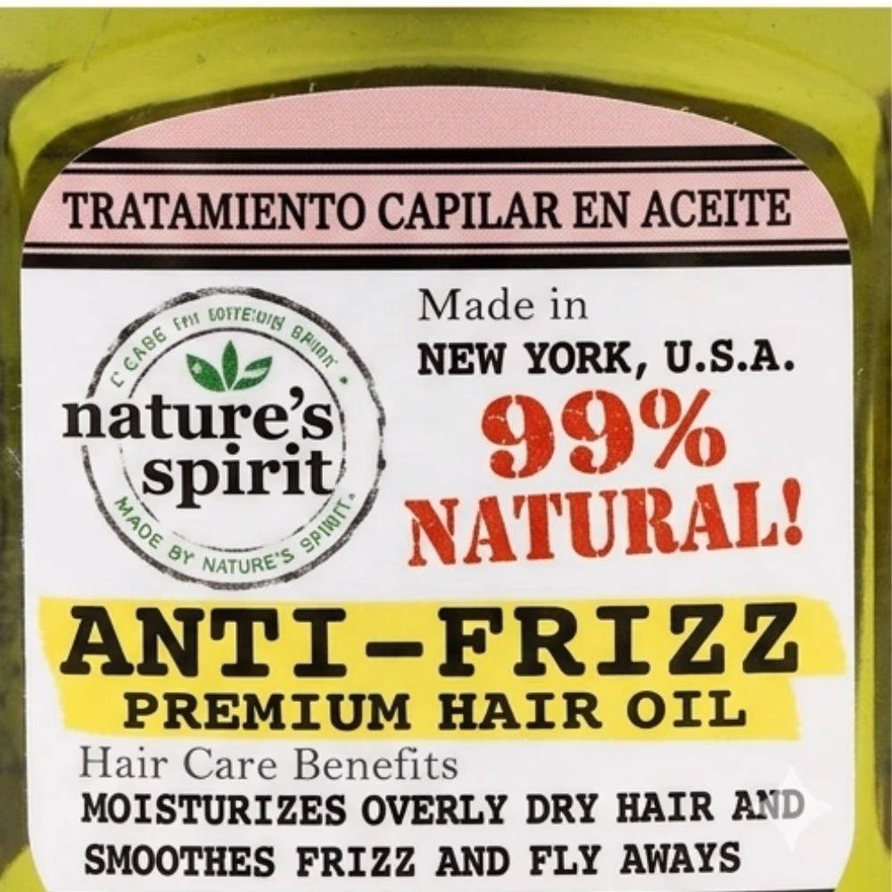 Nature’s Spirit Anti Frizz Oil 75ml 4