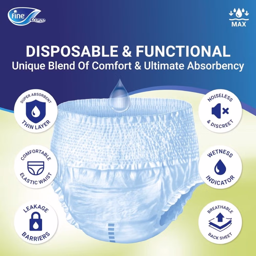 Fine Care Adult Diaper Medium Size 14 Pull-ups 4