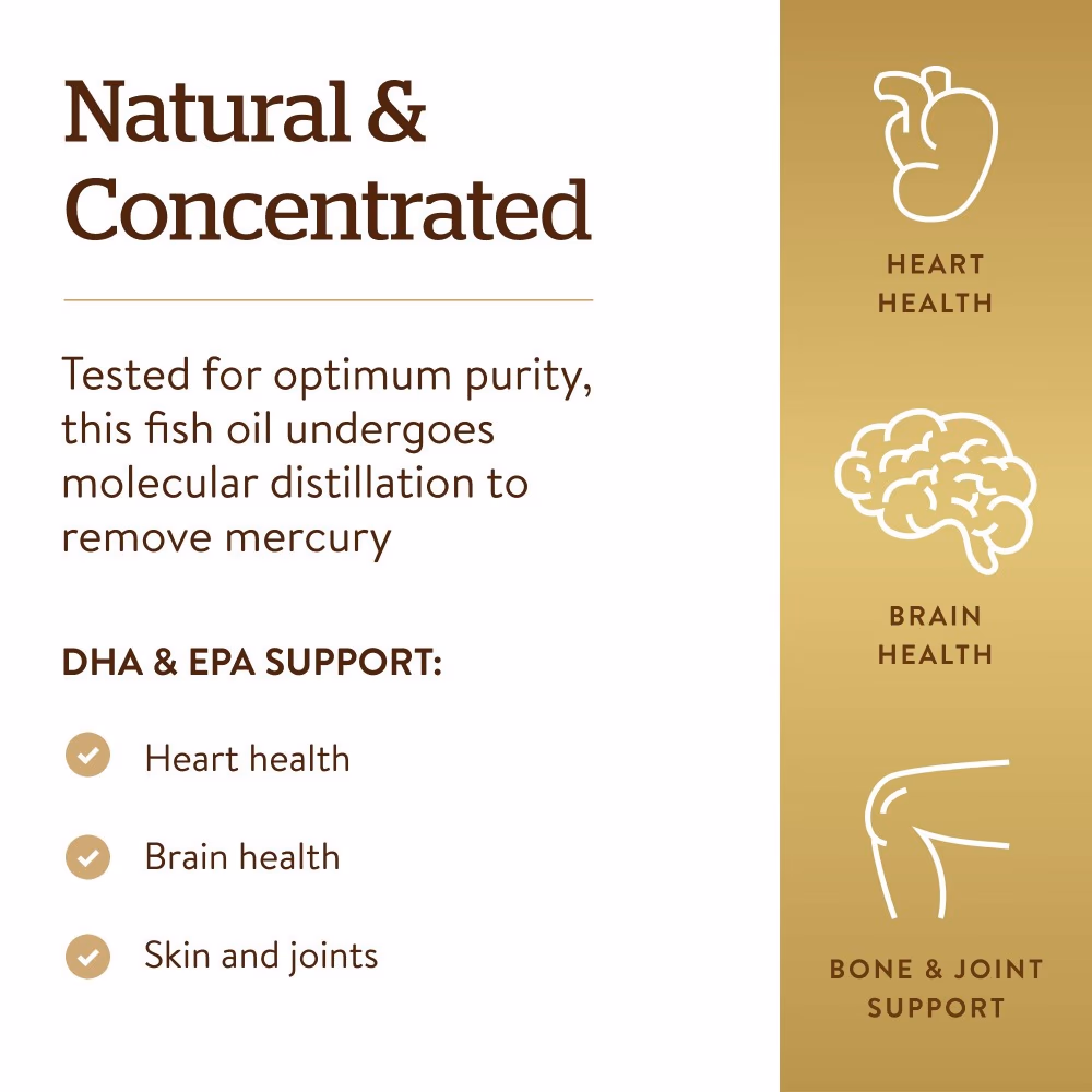 Solgar Omega 3 Fish Oil Concentrate -240 Softgels 3