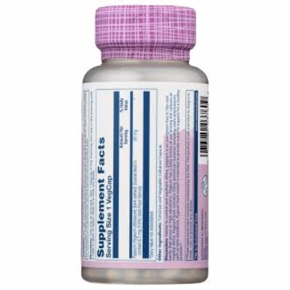 Solaray Pygeum Bark Extract 60 Veg Caps 3