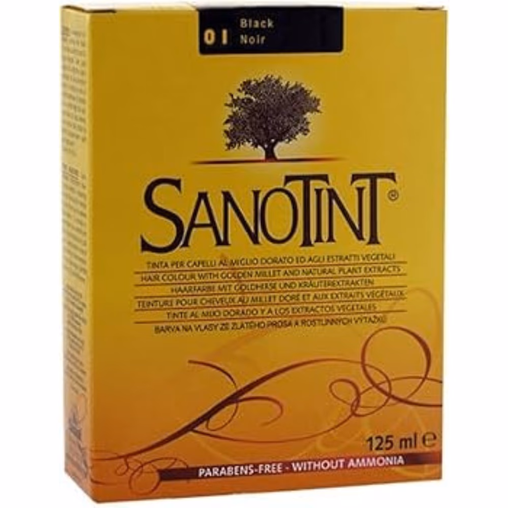 Sanotint Hair Color 01 Black 3