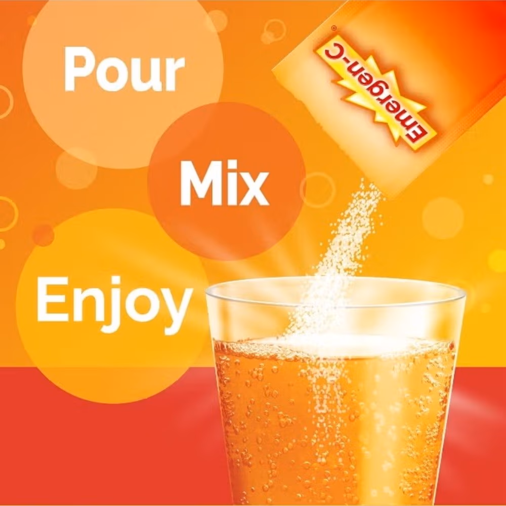 Emergen-C Vitamin C 1000mg Super Orange 30 Packs 5