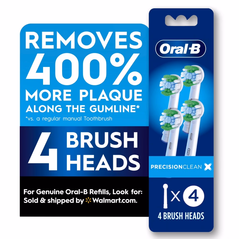 Oral-B Precision Clean Toothbrush Head 4S 3