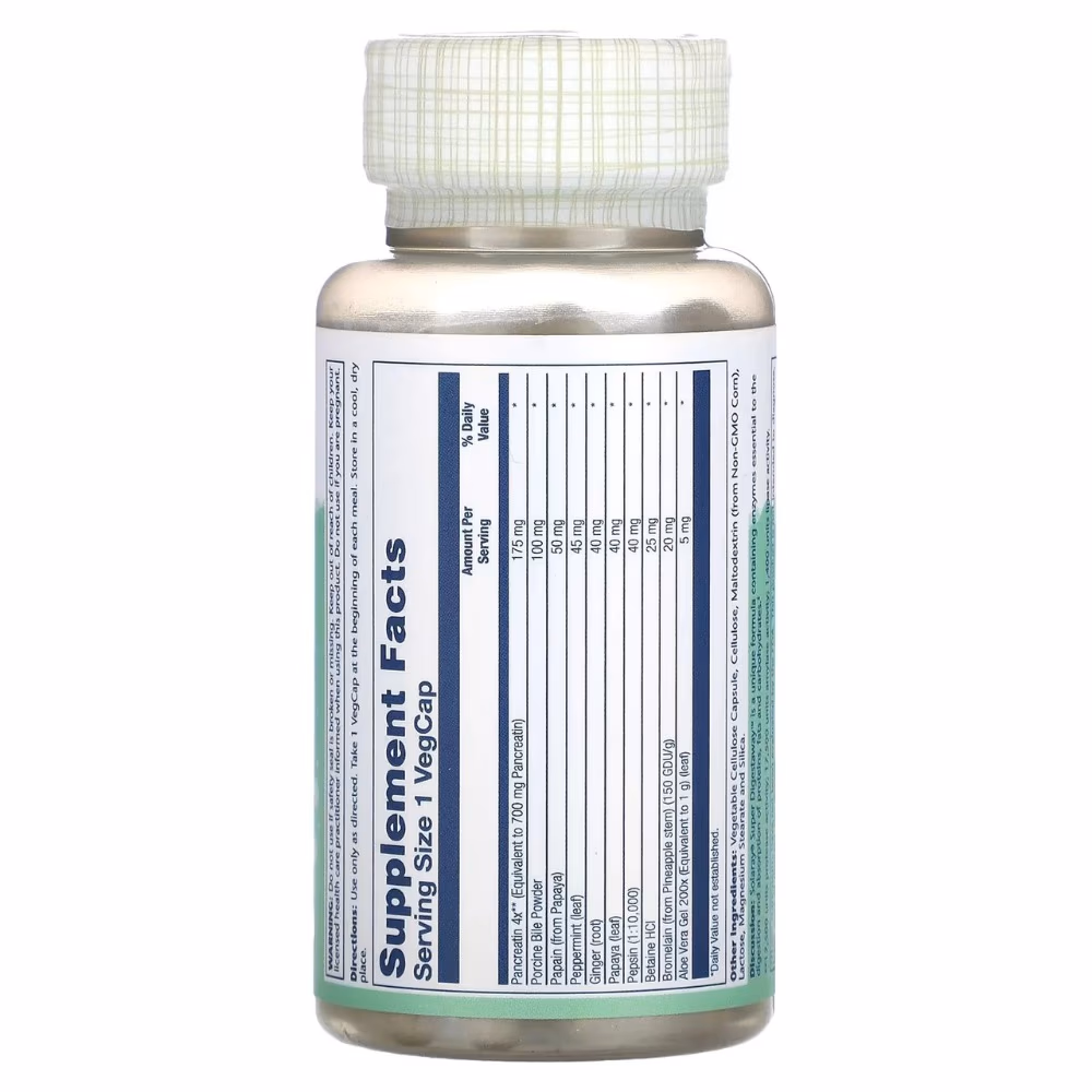 Solaray Super Digestaway-90 Capsules 3