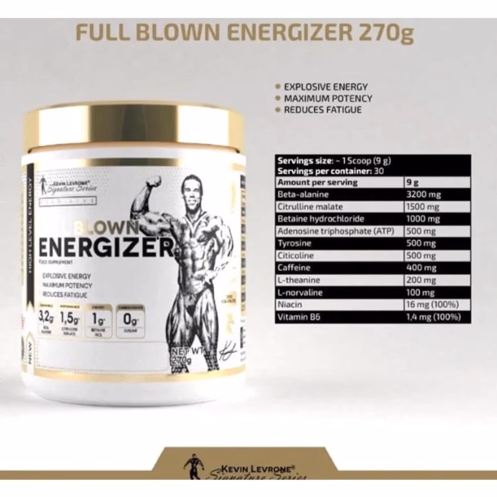Kevin Levrone Full Blown Energizer Fruit Massage 270g 2