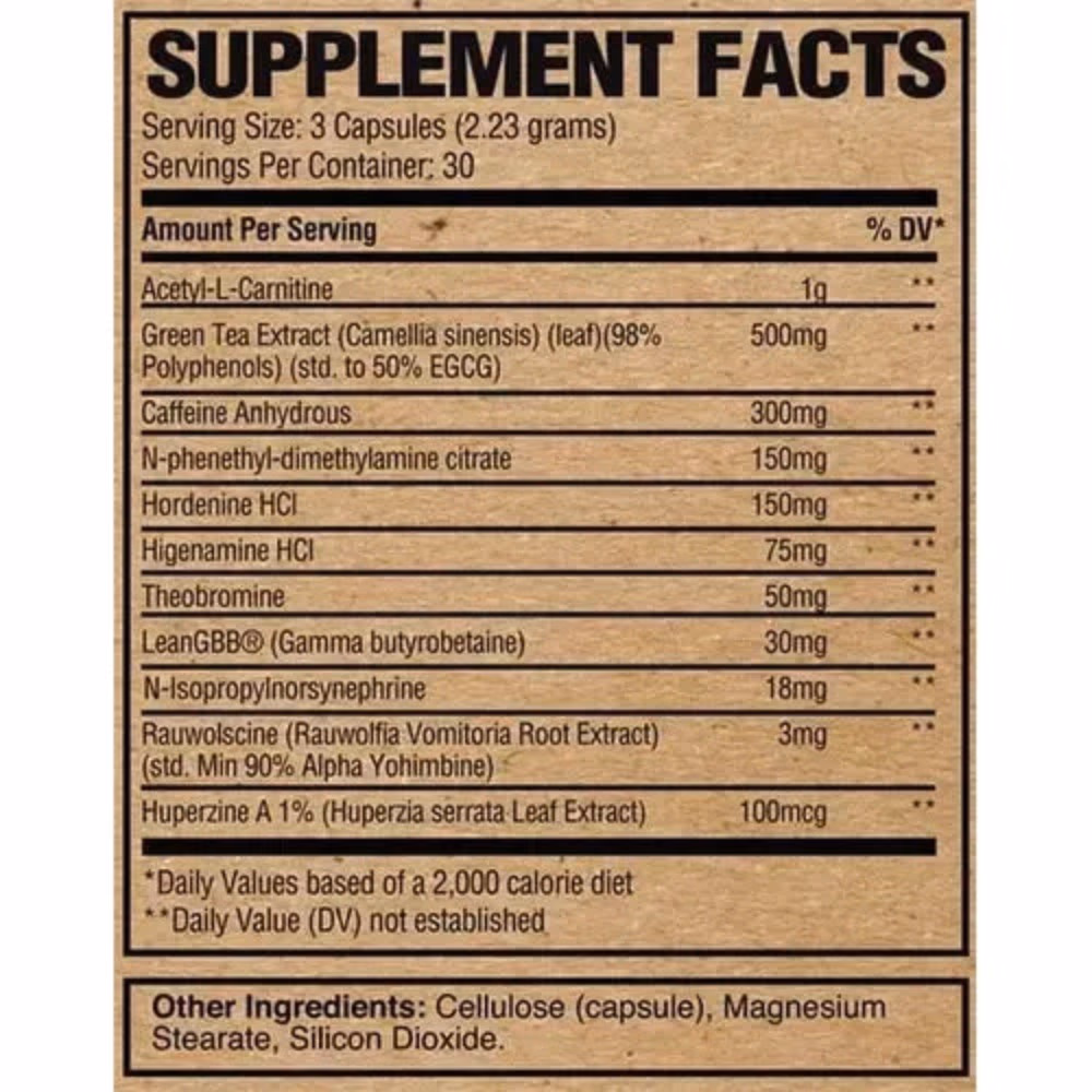 Raw Ignite Capsules 120S 3