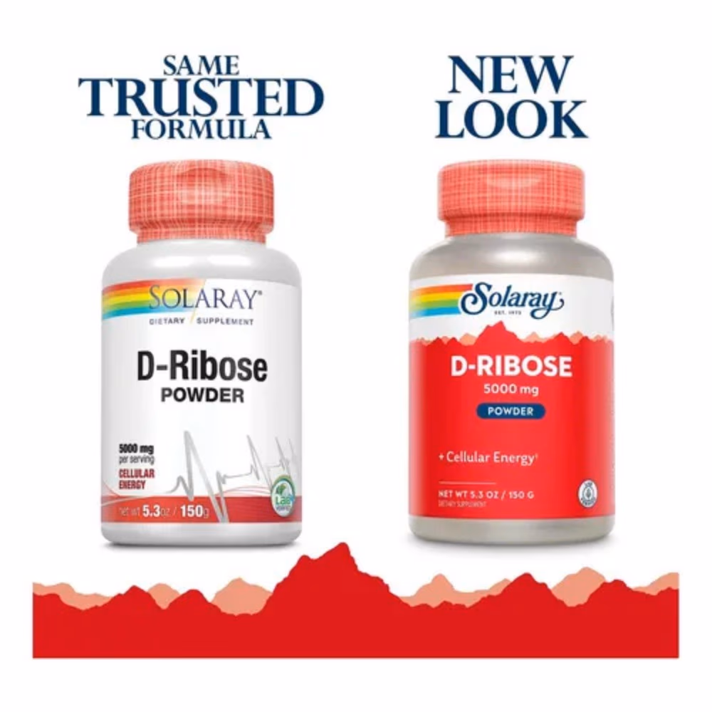 Solaray D-Ribose 5000mg Powder 150g 2