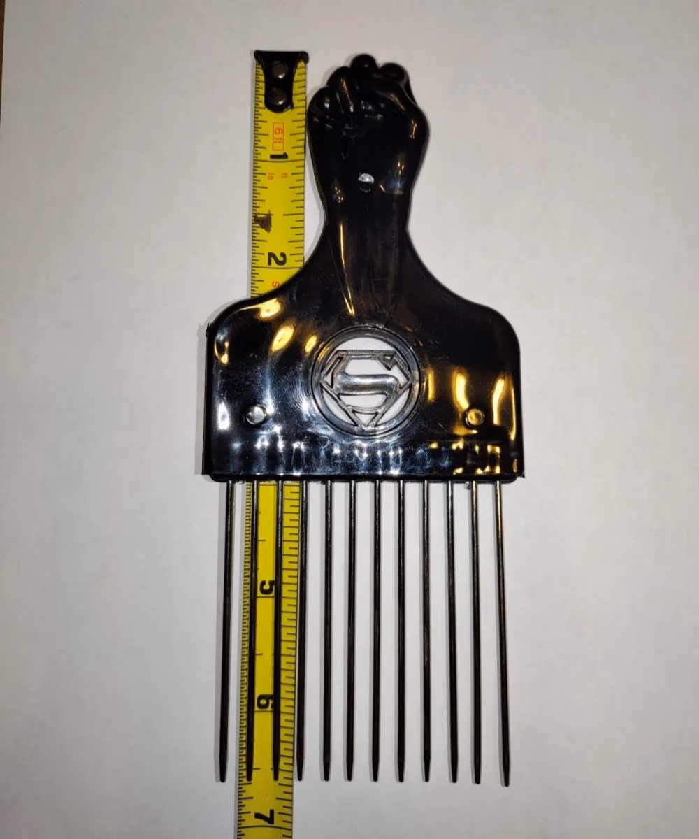 Dream World Metal Pik Black Styling Comb BR3503 2
