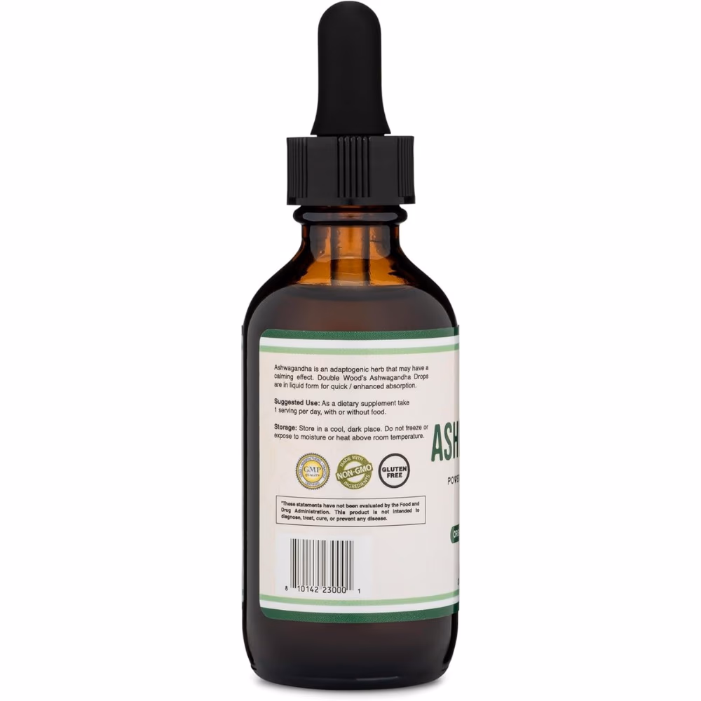 Double Wood Ashwagandha Liquid Extract 60 mL 4