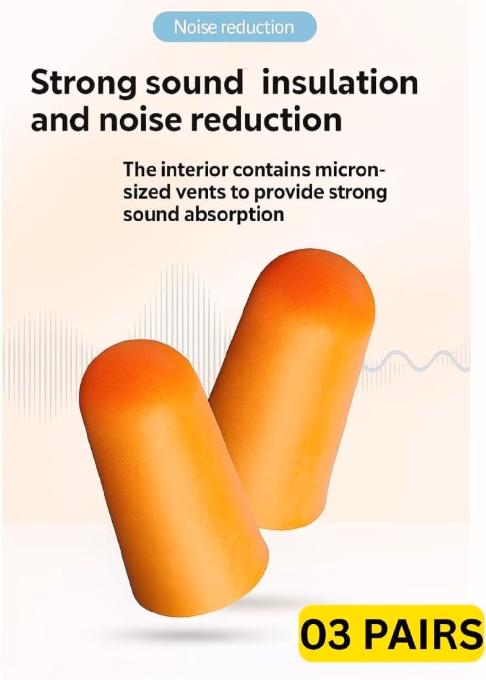 EzyCare Sound Tamer Comfort Foam Ear Plugs 4