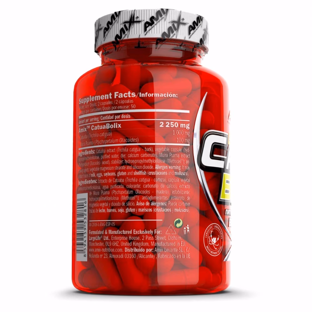 Amix Catuaba Bolix Booster 100 Vegan Capsules 3