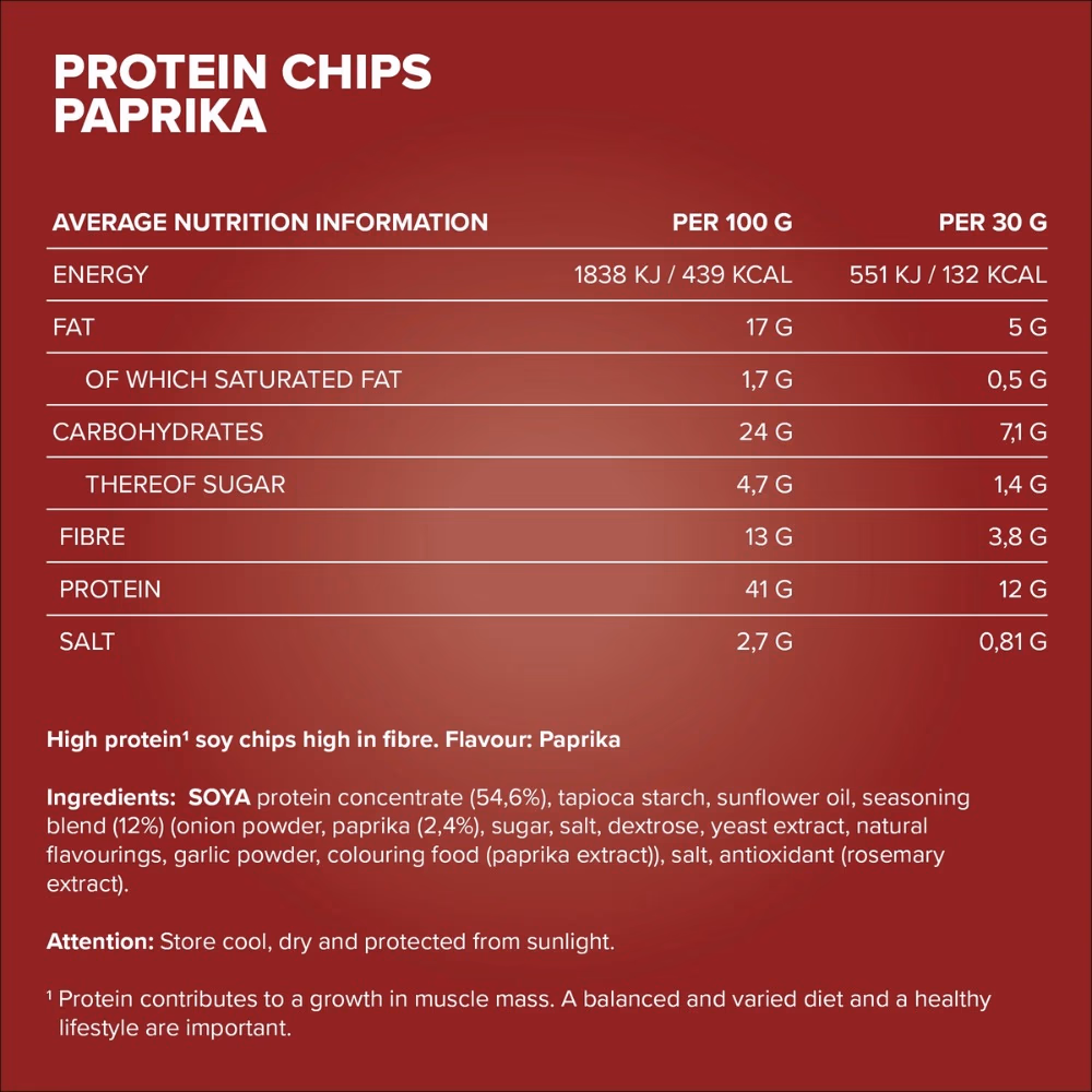 IronMaxx Protein Chips Paprika 60g 4