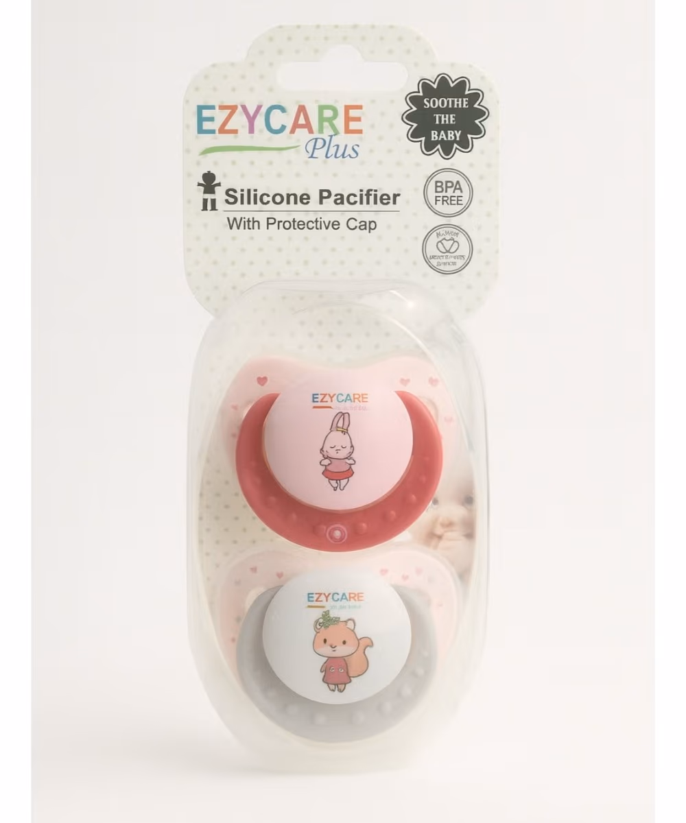 EzyCare Silicone Pacifier Double Pack 2