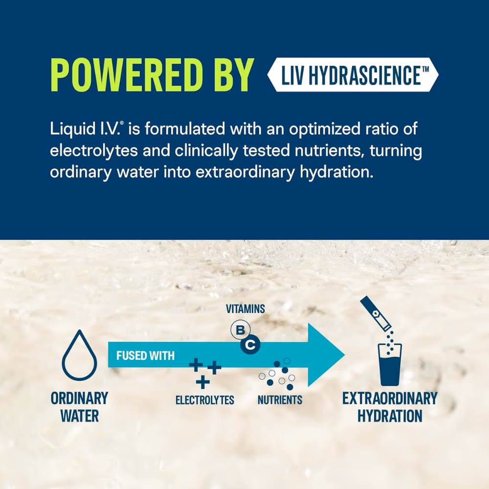 Liquid IV Hydration Multiplier Rasp Melon-14 Sticks 4