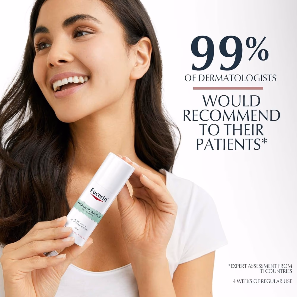 Eucerin Dermo Purifyer Oil Control Soothing Cream 50 ml 3