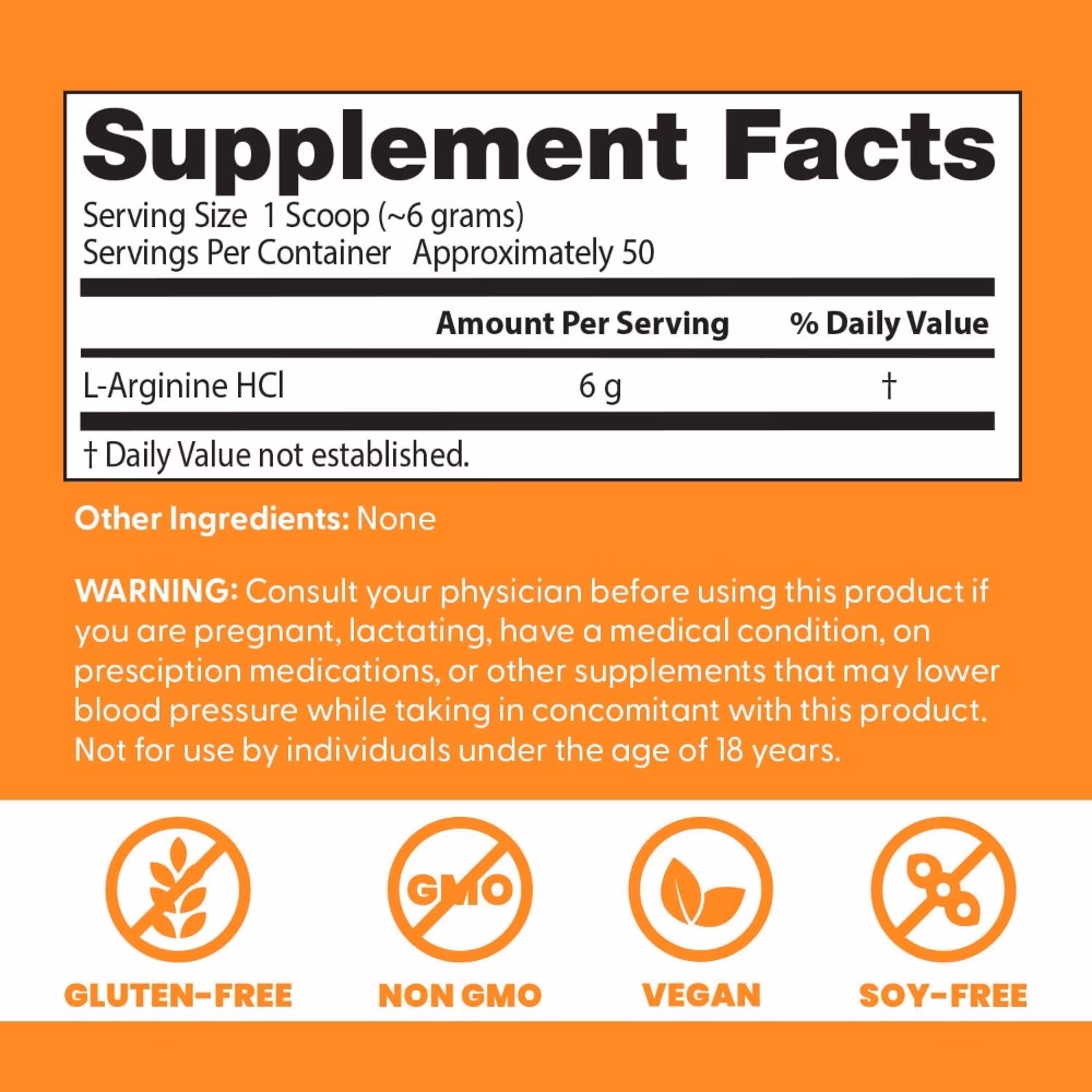 Doctors Best L-Arginine Powder 300gm 3