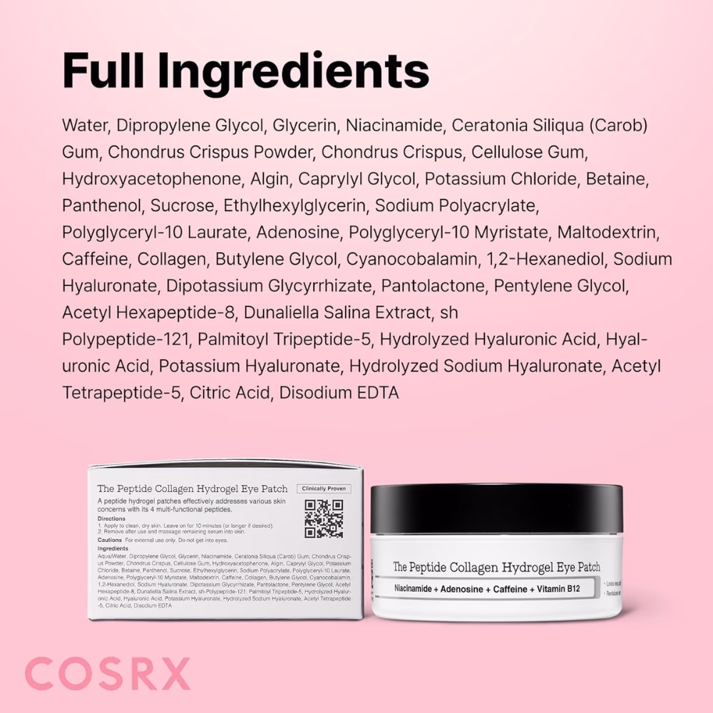Cosrx The Peptide Collagen Hydrogel Eye Patch 60s 5