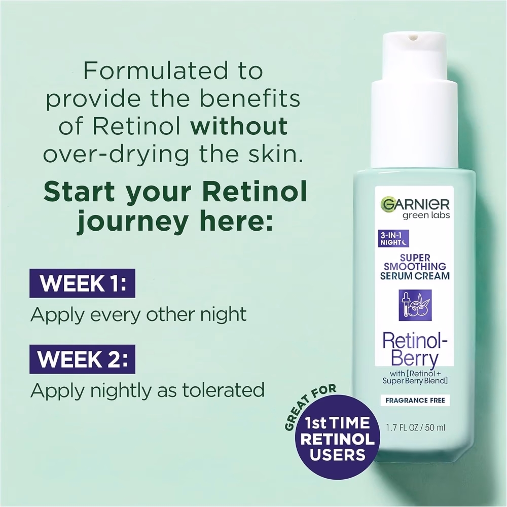 Garnier Super Smooth Serum Cream Retinol Berry 50ml 5