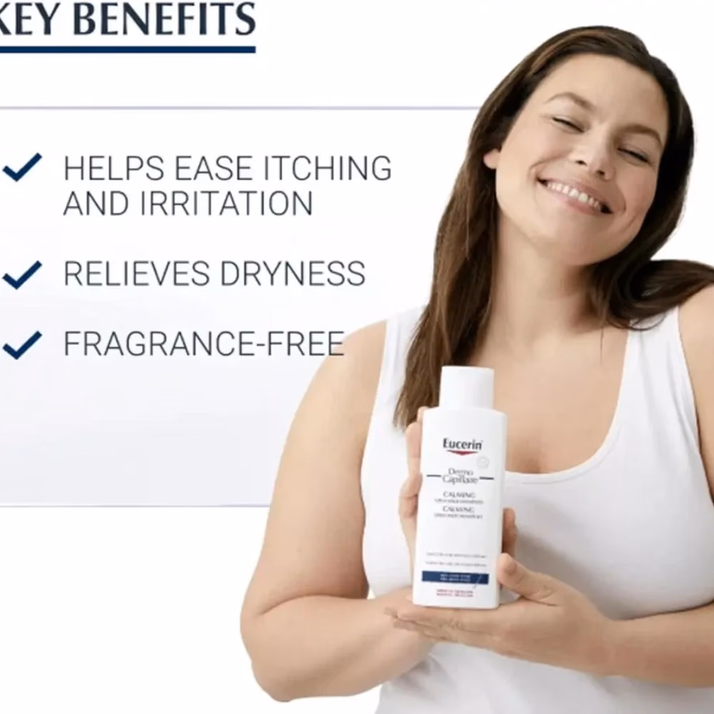 Eucerin Dermo Capillaire Calming Urea Shampoo Dry Itchy Scalp 250ml 5