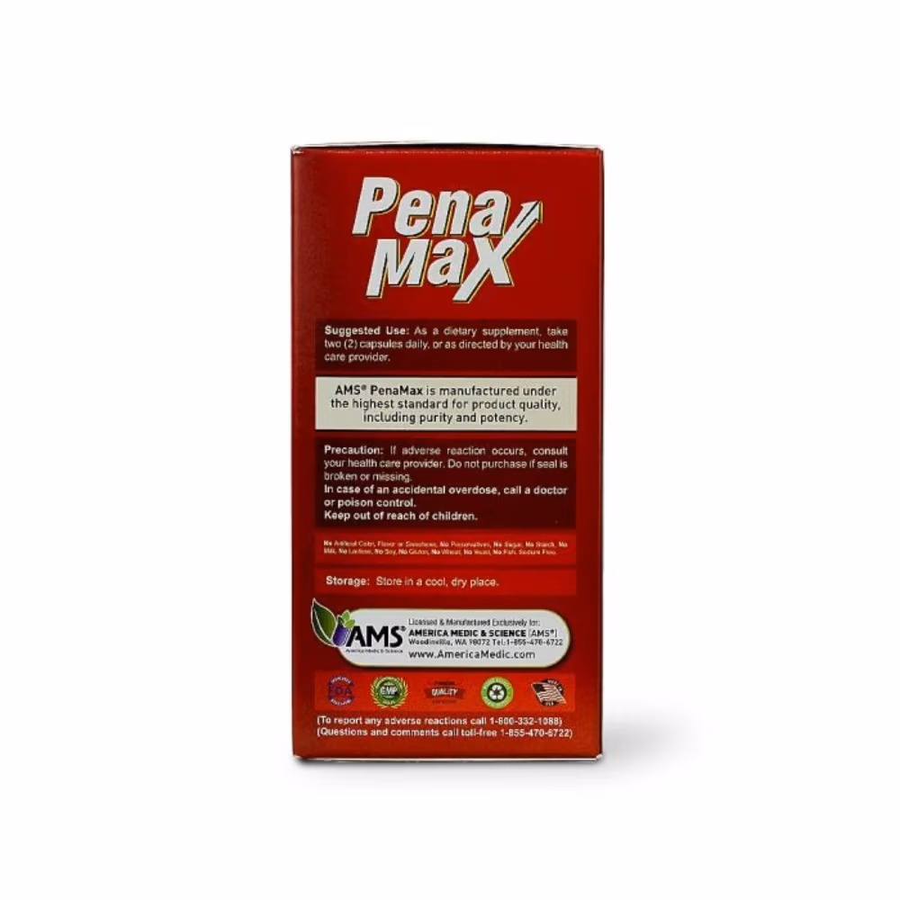 AMS Penamax Male performance Enhancement Capsules 60's 2