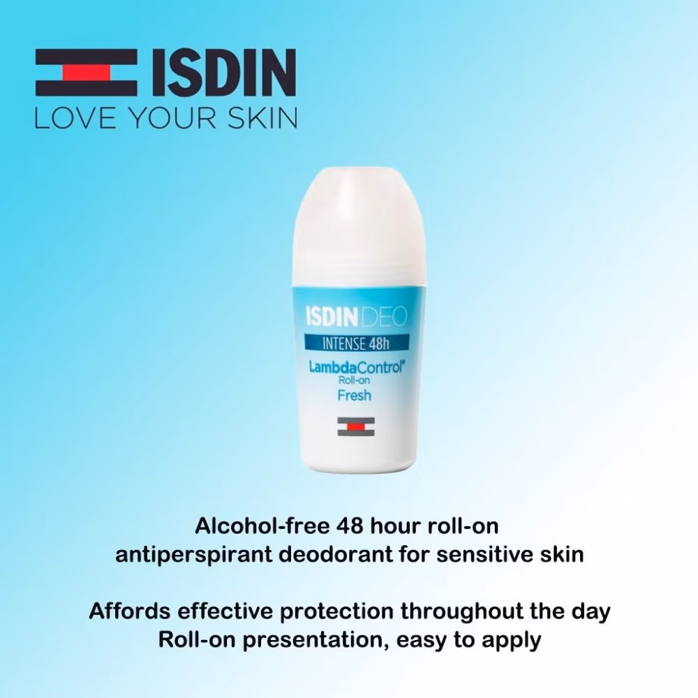 ISDIN Deo Intense 48H Lambda Control Roll-On 50ml 2