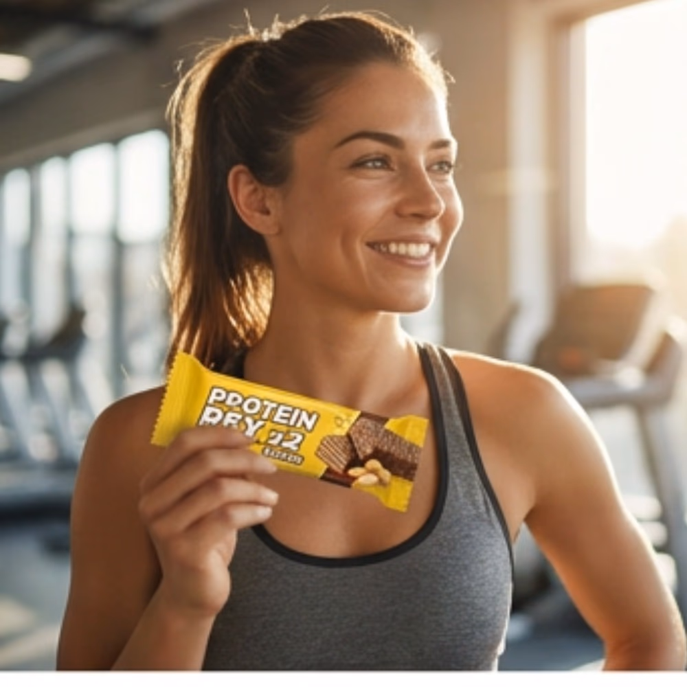 Revuele Protein Wafers Peanuts 50g 2