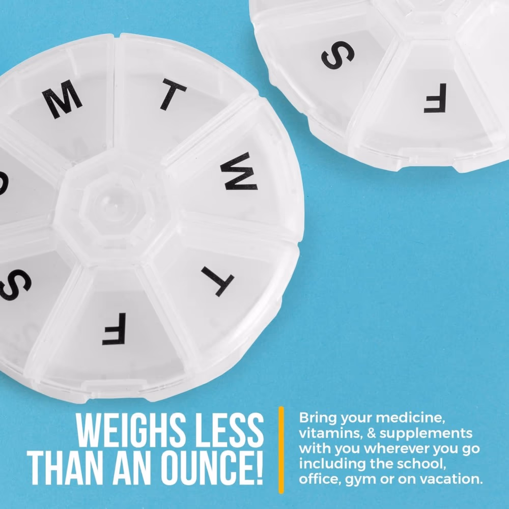Easy Life 7-Day Round Pill Reminder 5