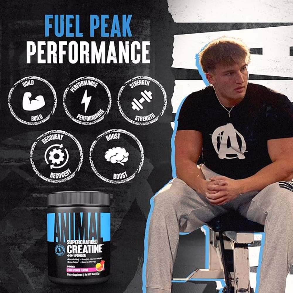 Universal Animal Supercharged Creatine Fruit Punch 30Servings  4