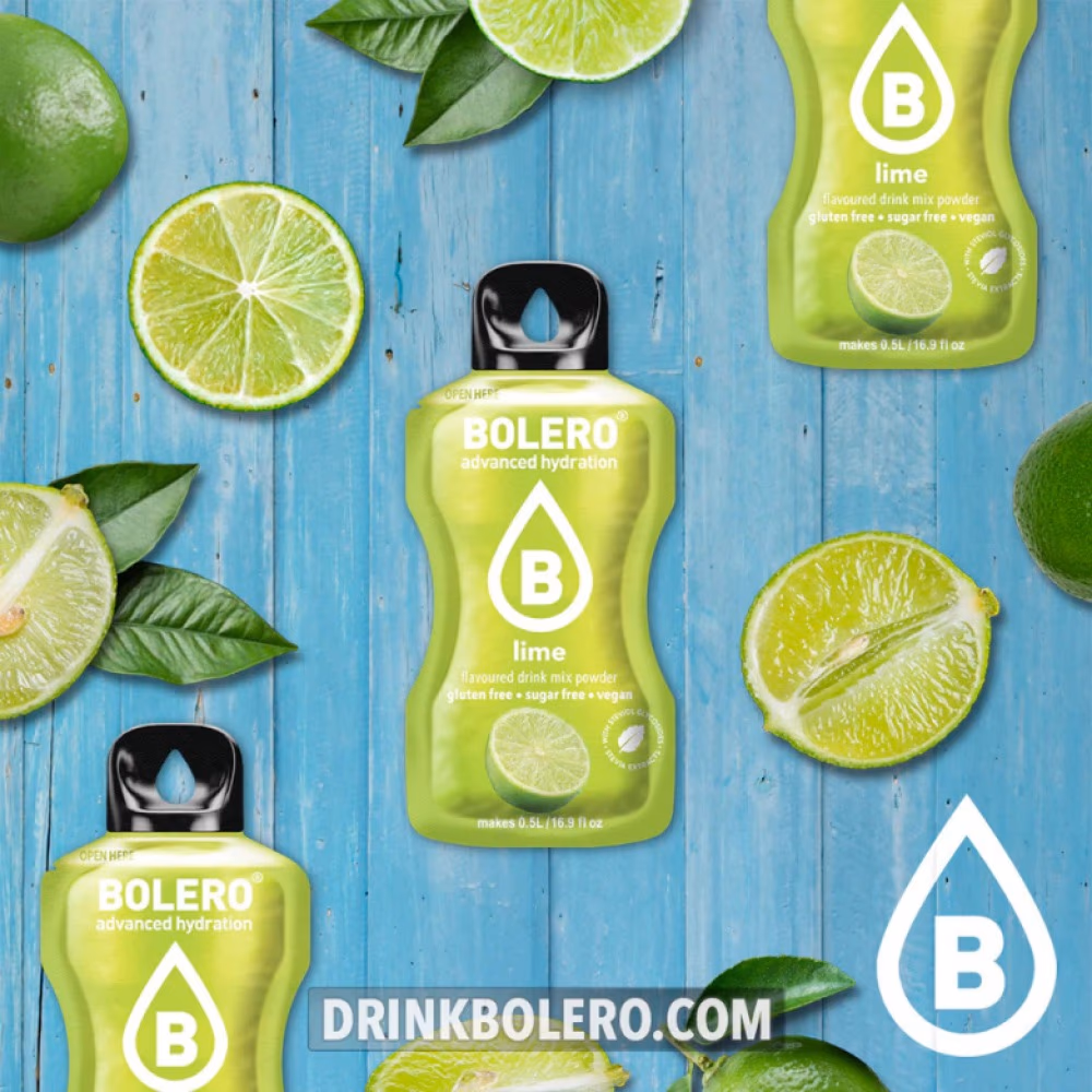 Bolero Advanced Hydration Lime Drink Mix – 12 Sachets 2