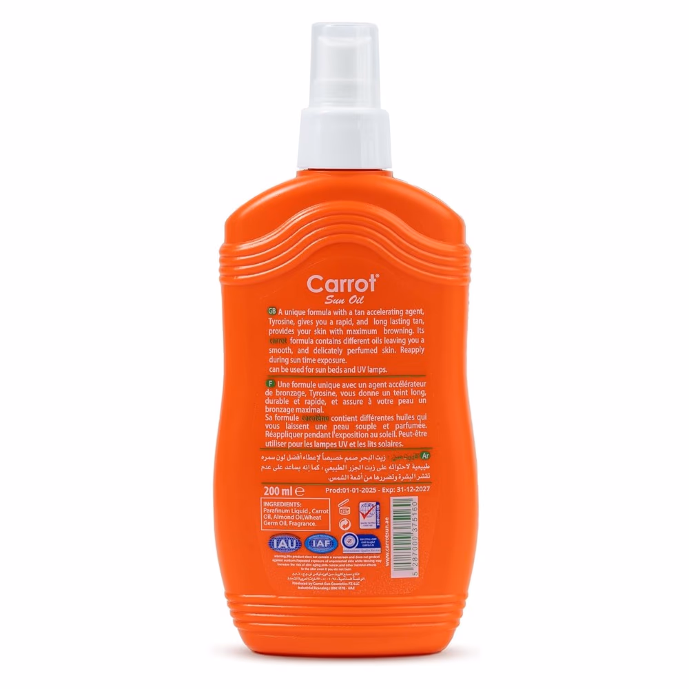 CarrotSun Carrot Sun Spray Oil 200ml 2