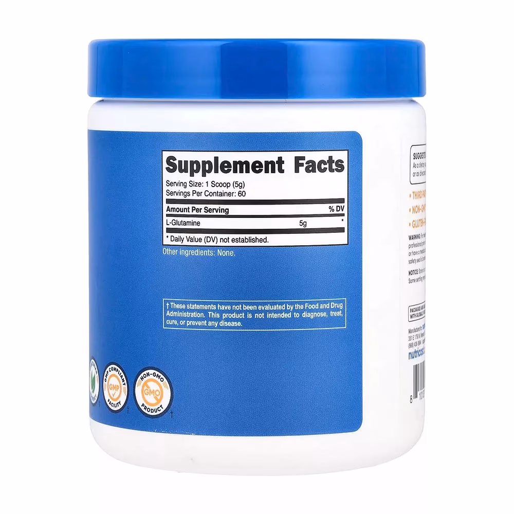 Nutricost L-Glutamine Unflavored 300g 2