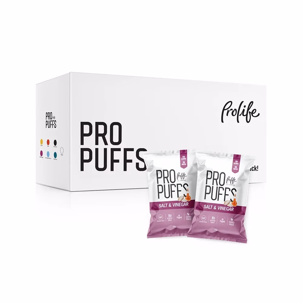 Pro Life Pro Puffs Salt and Vinegar 50g 4